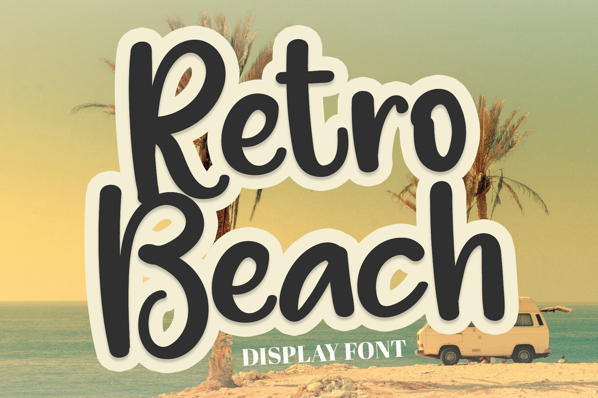 Шрифт Retro Beach