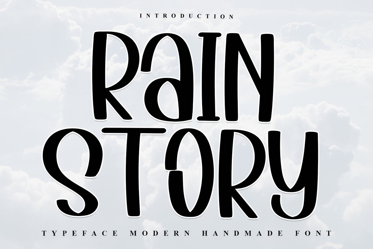 Шрифт Rain Story