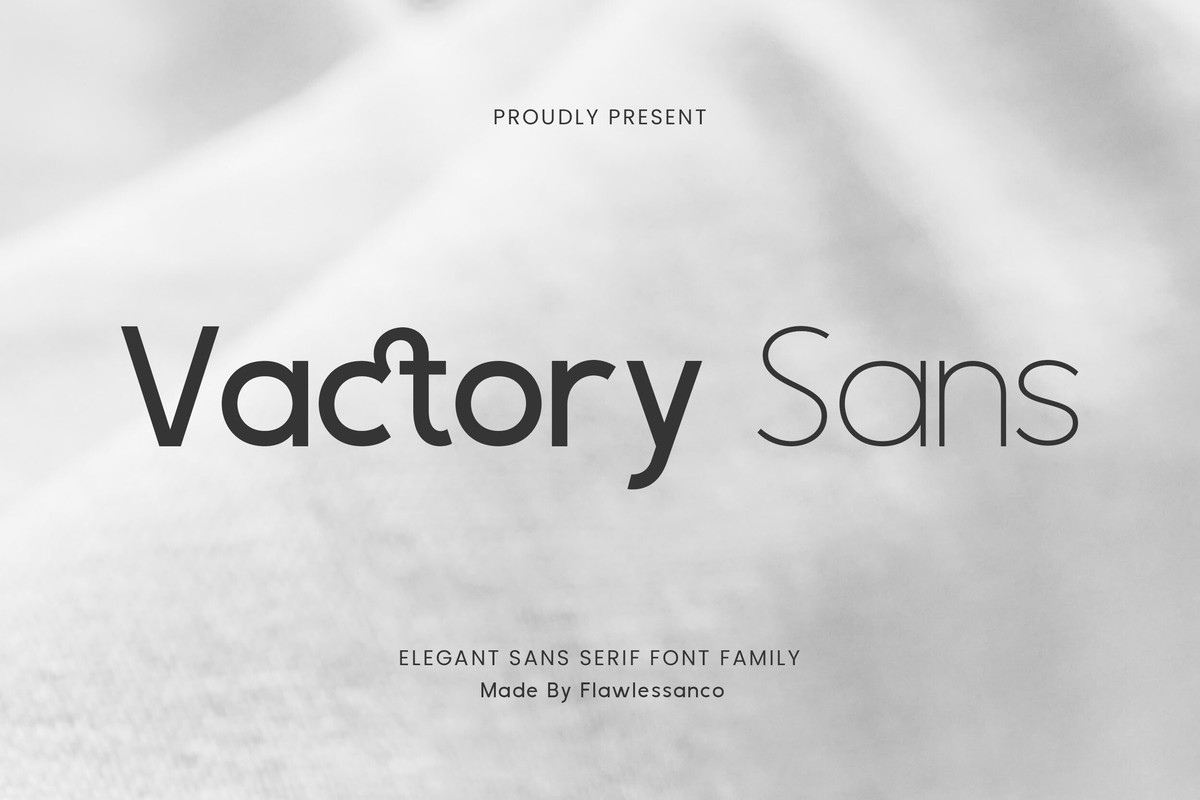 Шрифт Vactory Sans