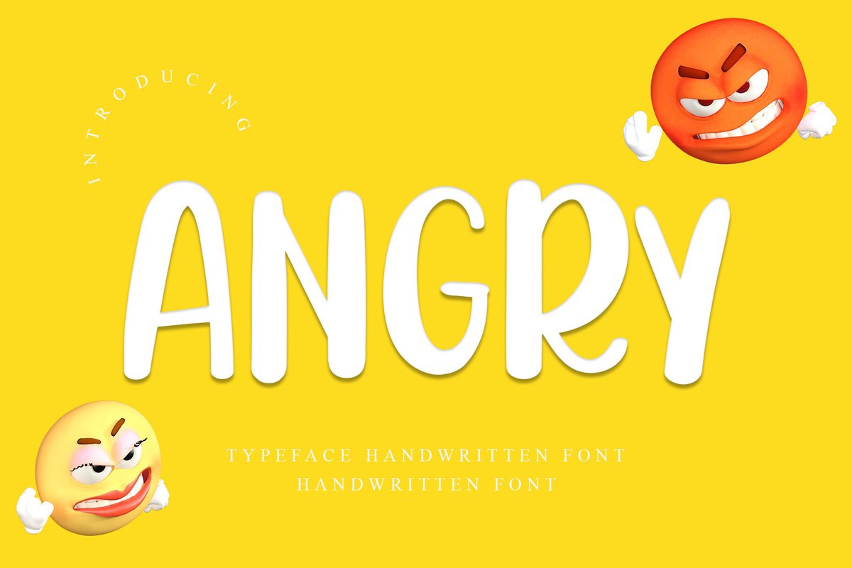 Шрифт Angry