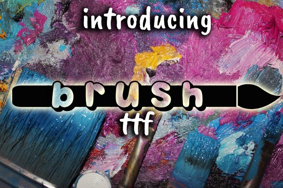 Шрифт Brush