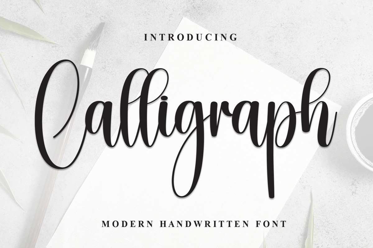 Шрифт Calligraph