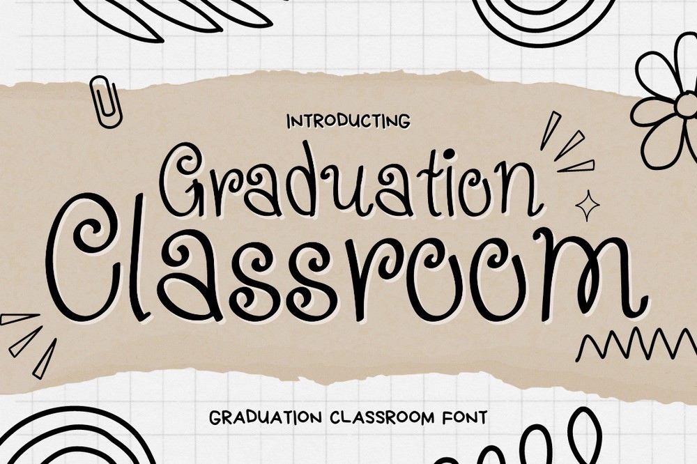 Шрифт Graduation Classroom