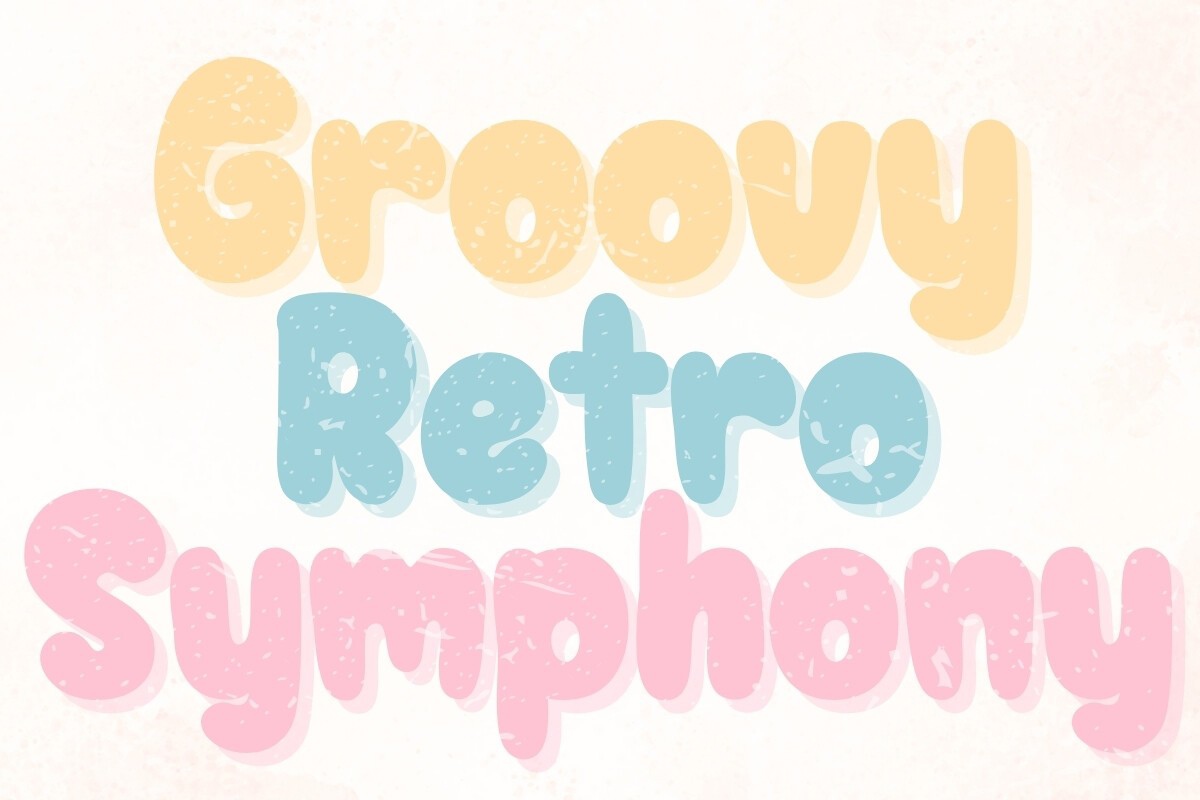 Шрифт Groovy Retro Symphony