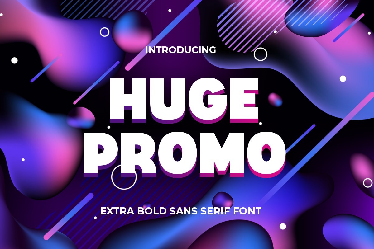 Шрифт Huge Promo