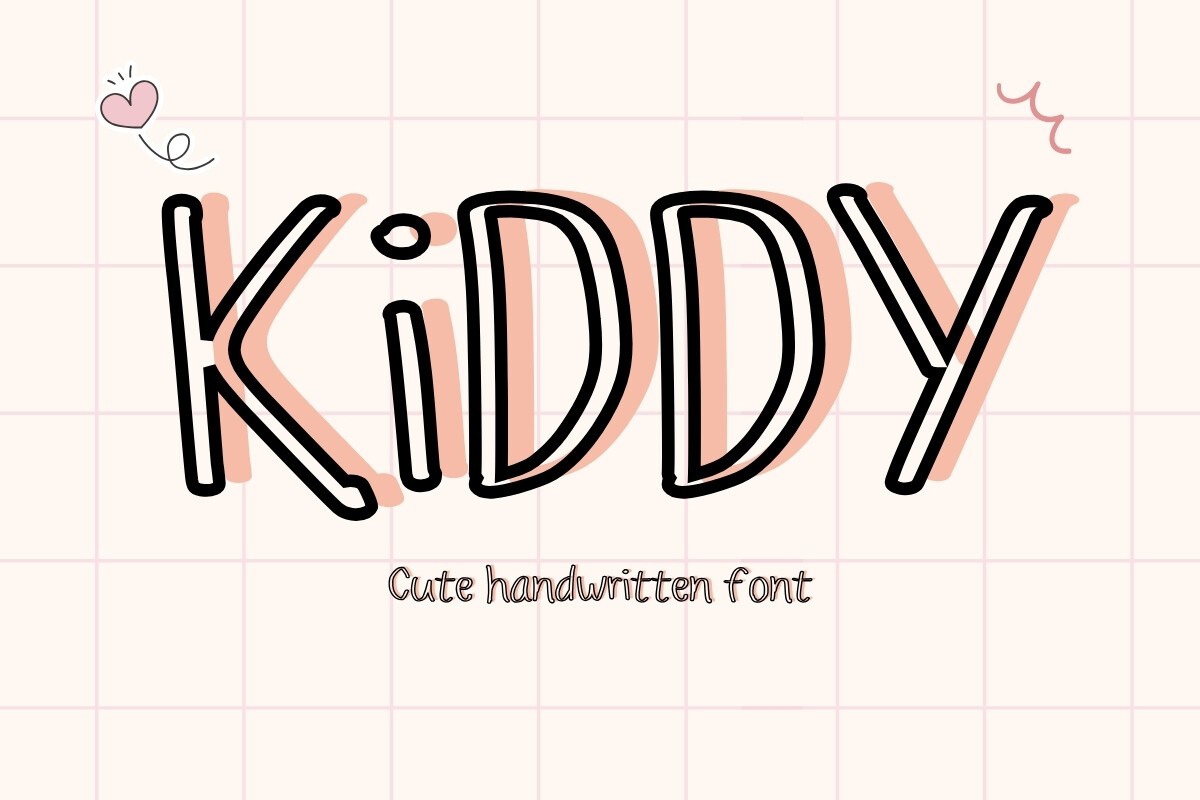 Шрифт Kiddy