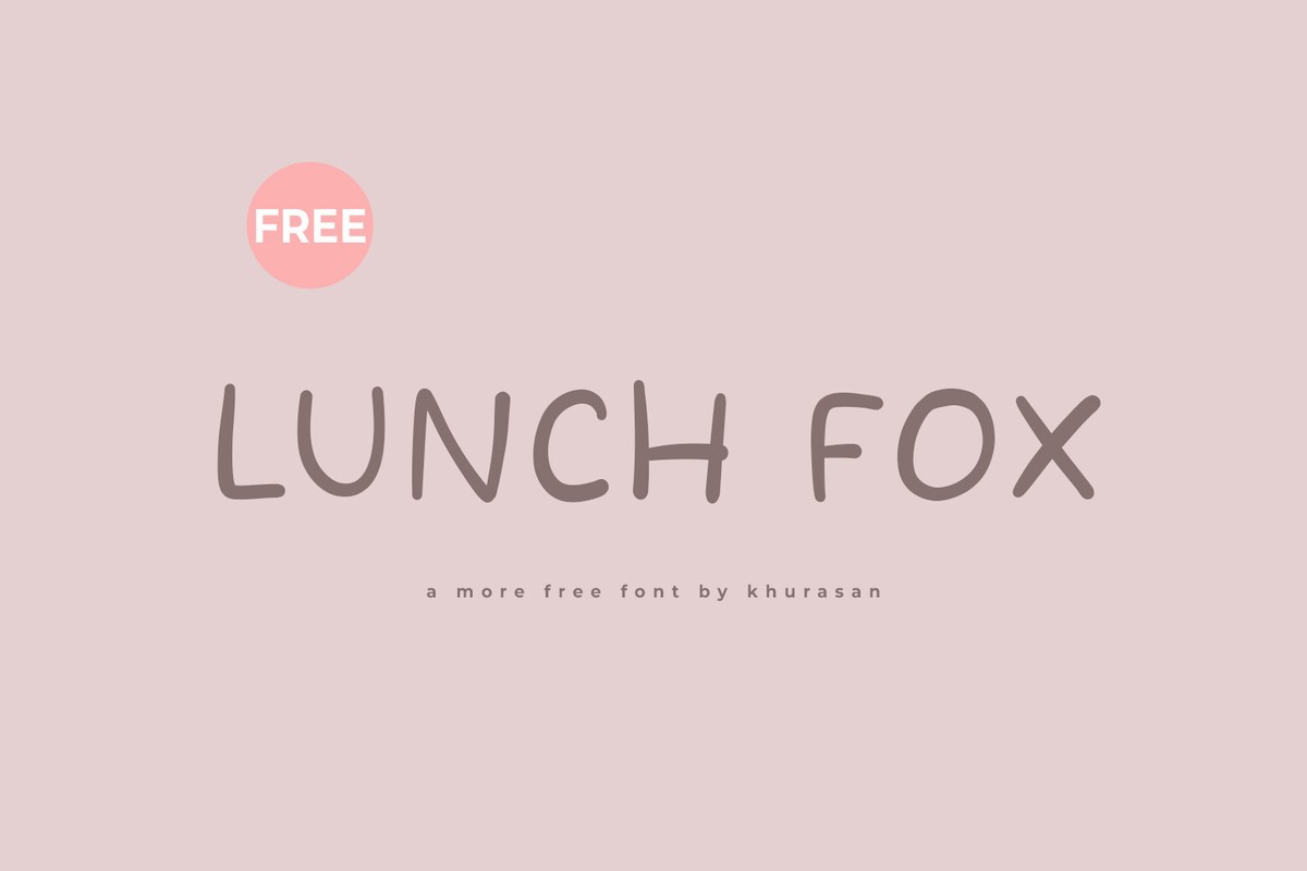 Шрифт Lunch Fox