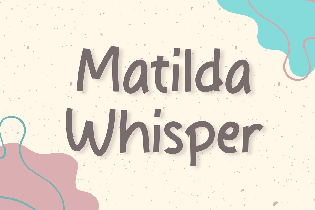 Шрифт Matilda Whisper