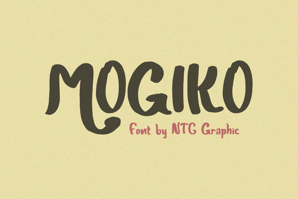 Шрифт Mogiko