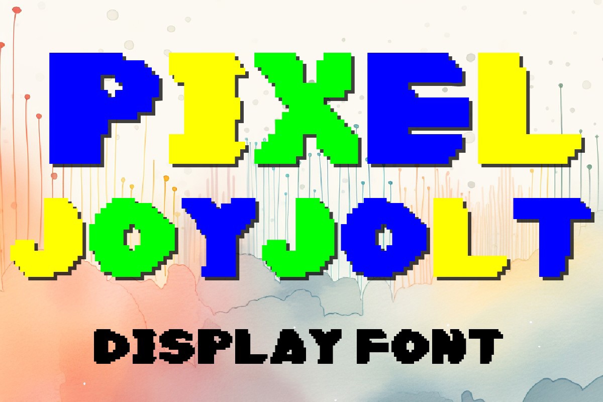 Шрифт Pixel Joyjolt