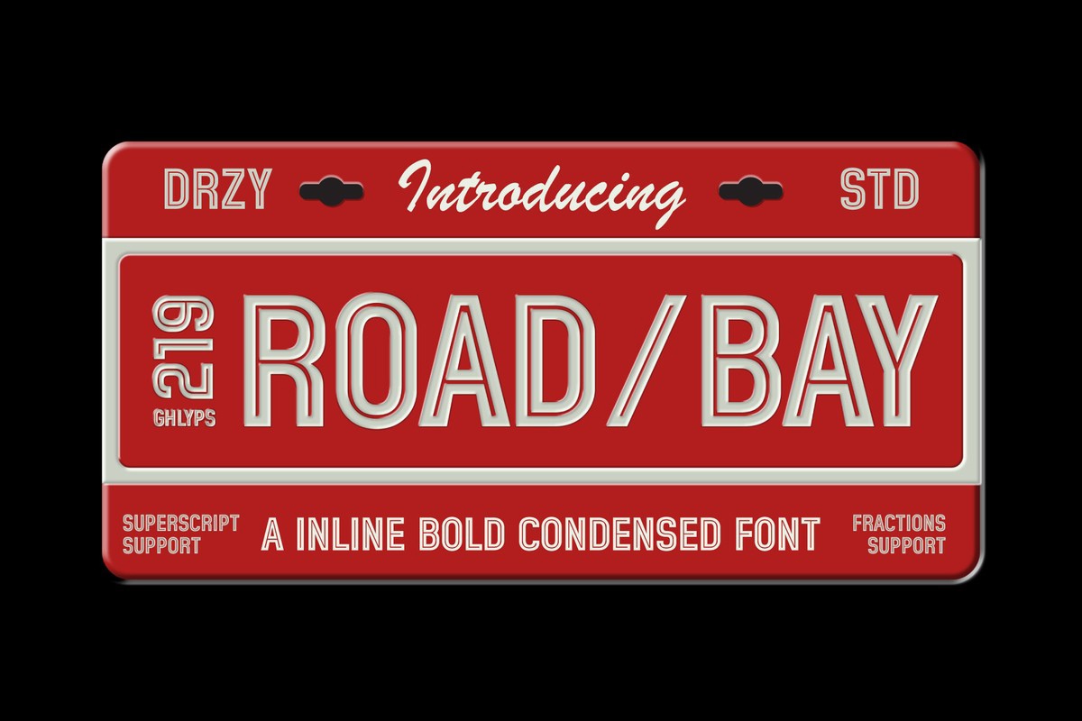 Шрифт Roadbay