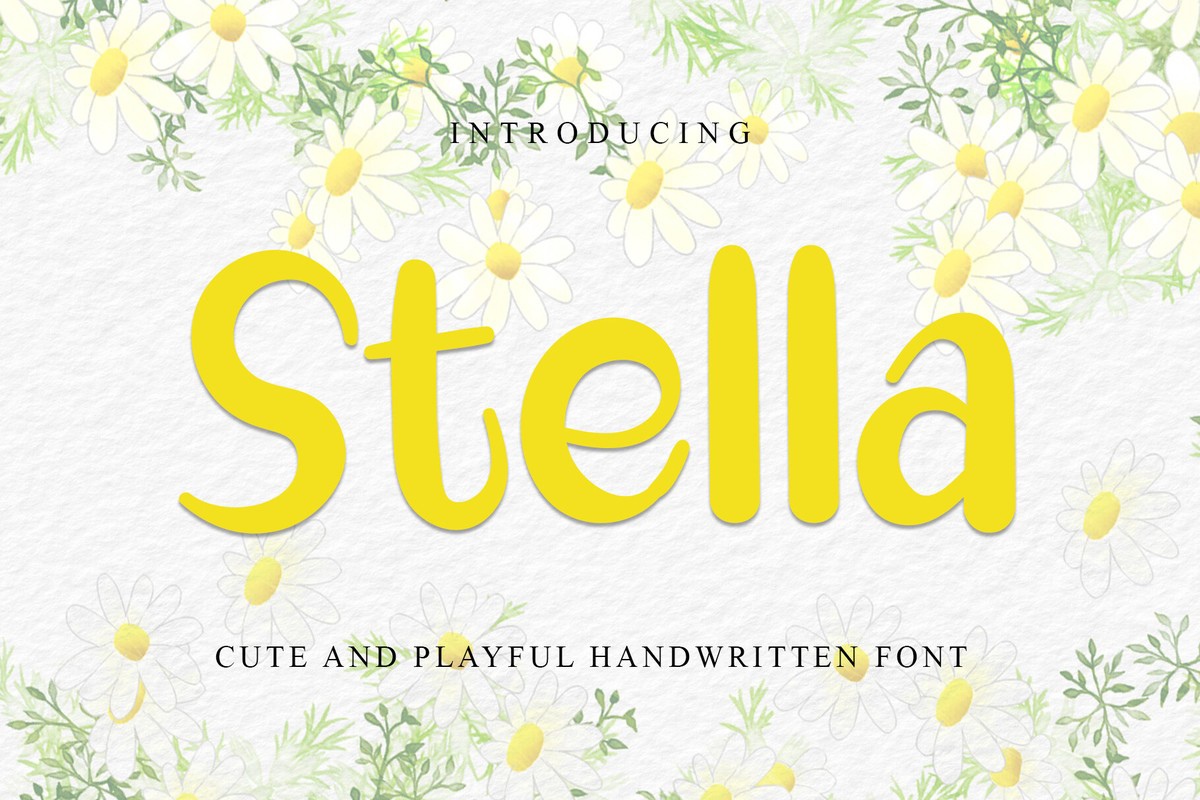 Шрифт Stella