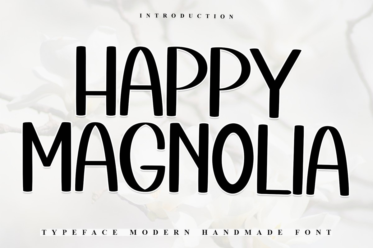 Шрифт Happy Magnolia