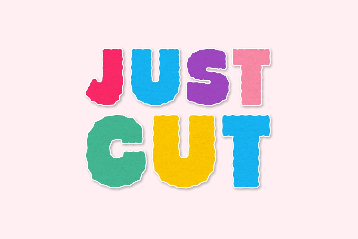 Шрифт Just Cut