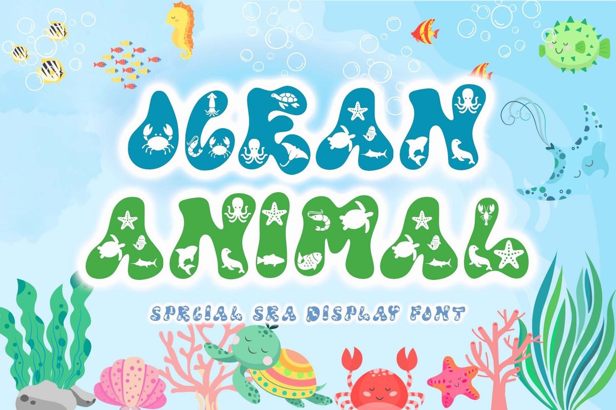 Шрифт Ocean Animal