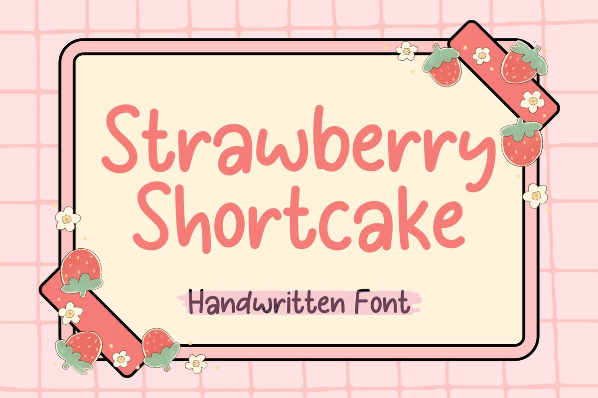 Шрифт Strawberry Shortcake