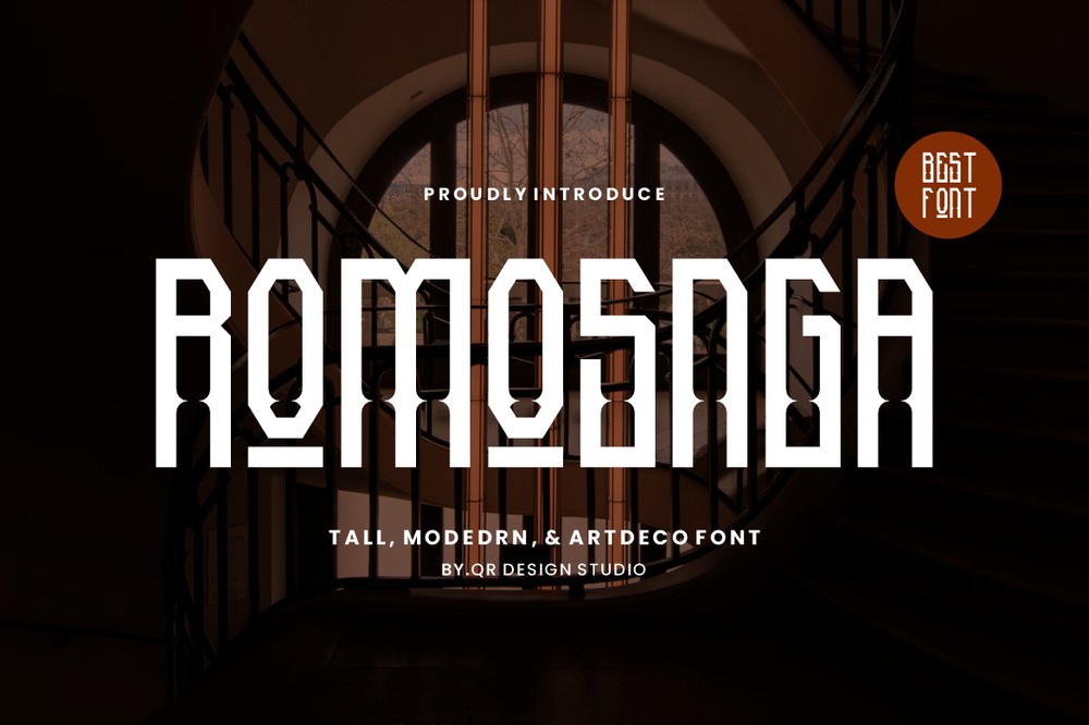 Шрифт Romosnga