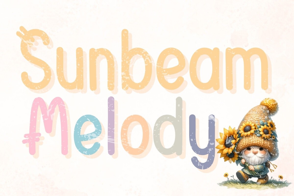 Шрифт Sunbeam Melody