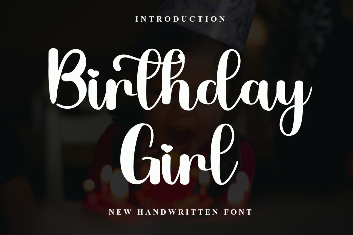 Шрифт Birthday Girl