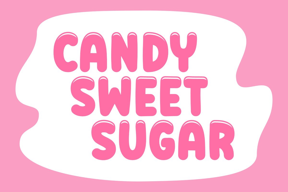 Шрифт Candy Sweet Sugar