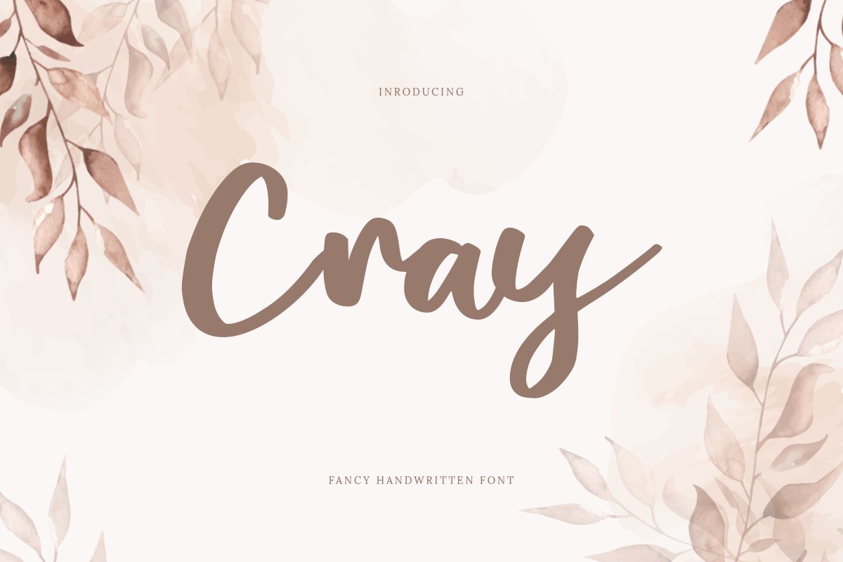 Шрифт Cray