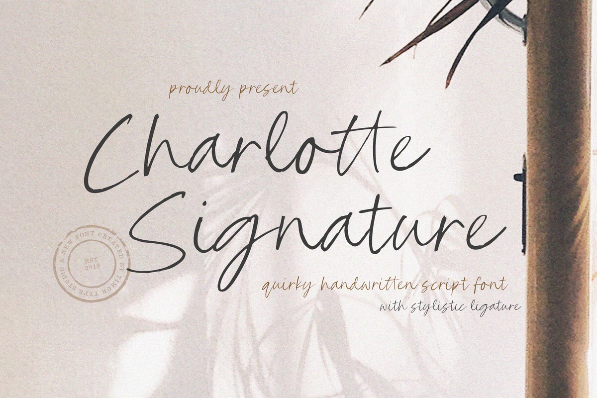 Шрифт Charlotte Signature