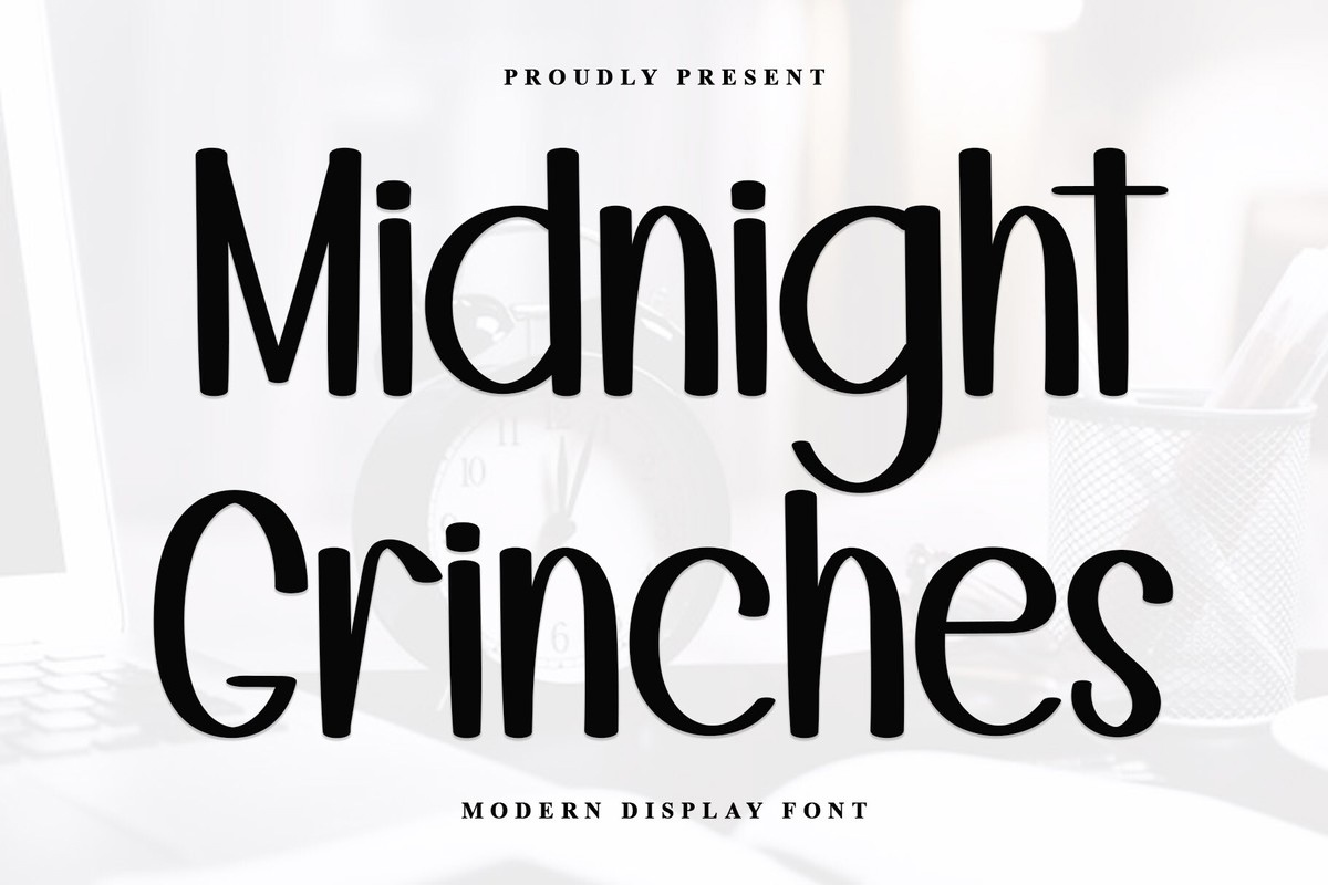 Шрифт Midnight Grinches