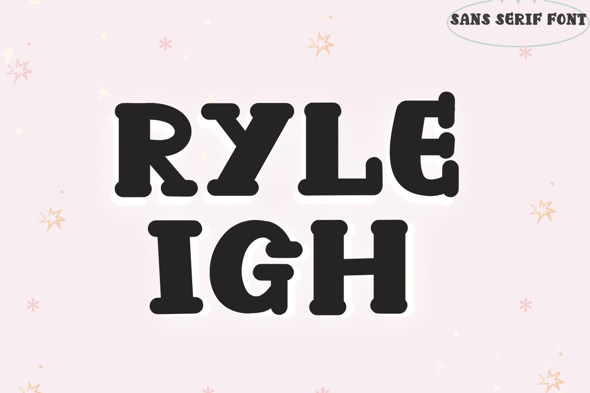 Шрифт Ryleigh