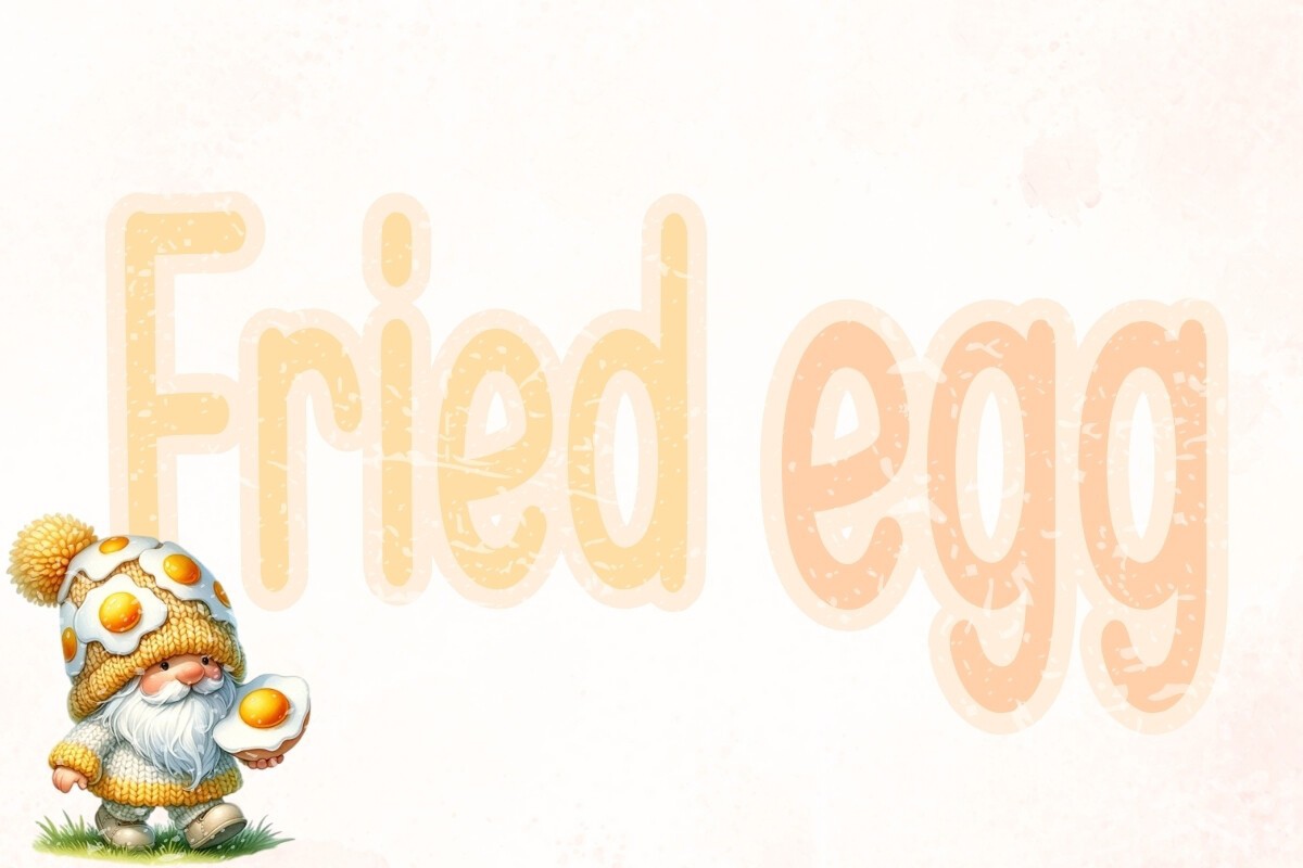 Шрифт Fried Egg
