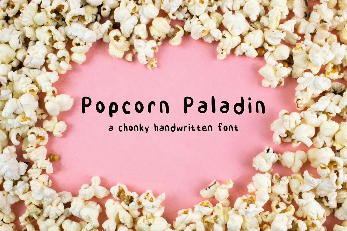 Шрифт Popcorn Paladin