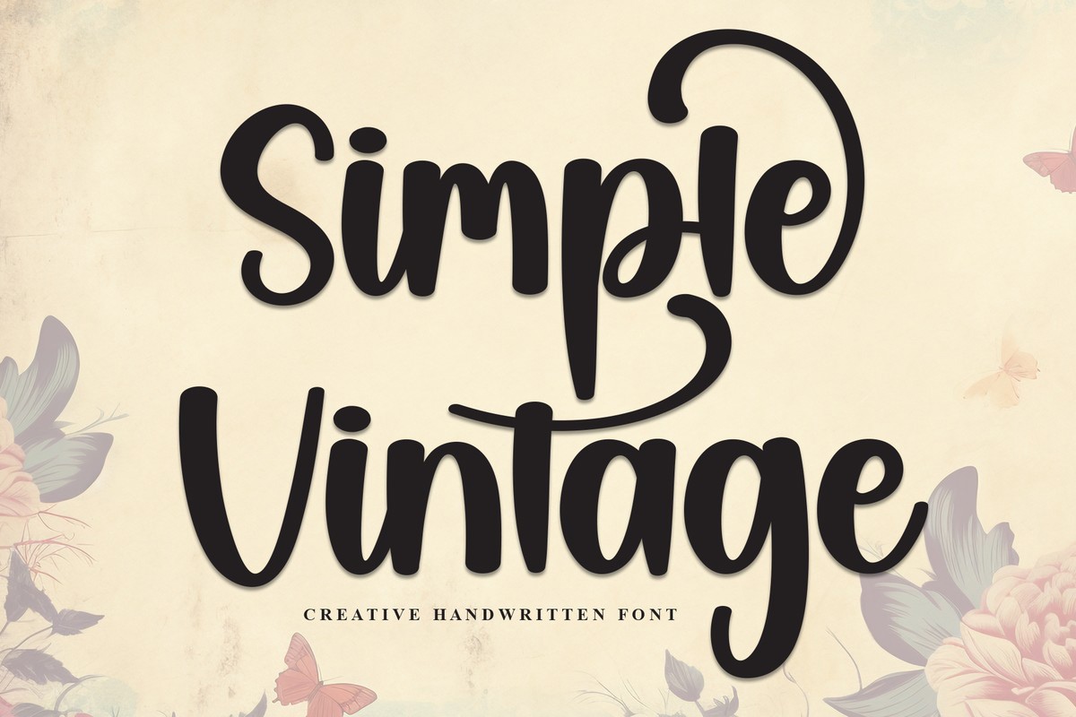 Шрифт Simple Vintage
