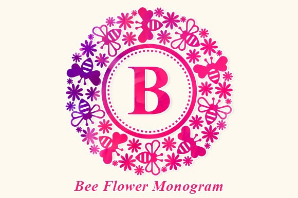 Шрифт Bee Flower Monogram