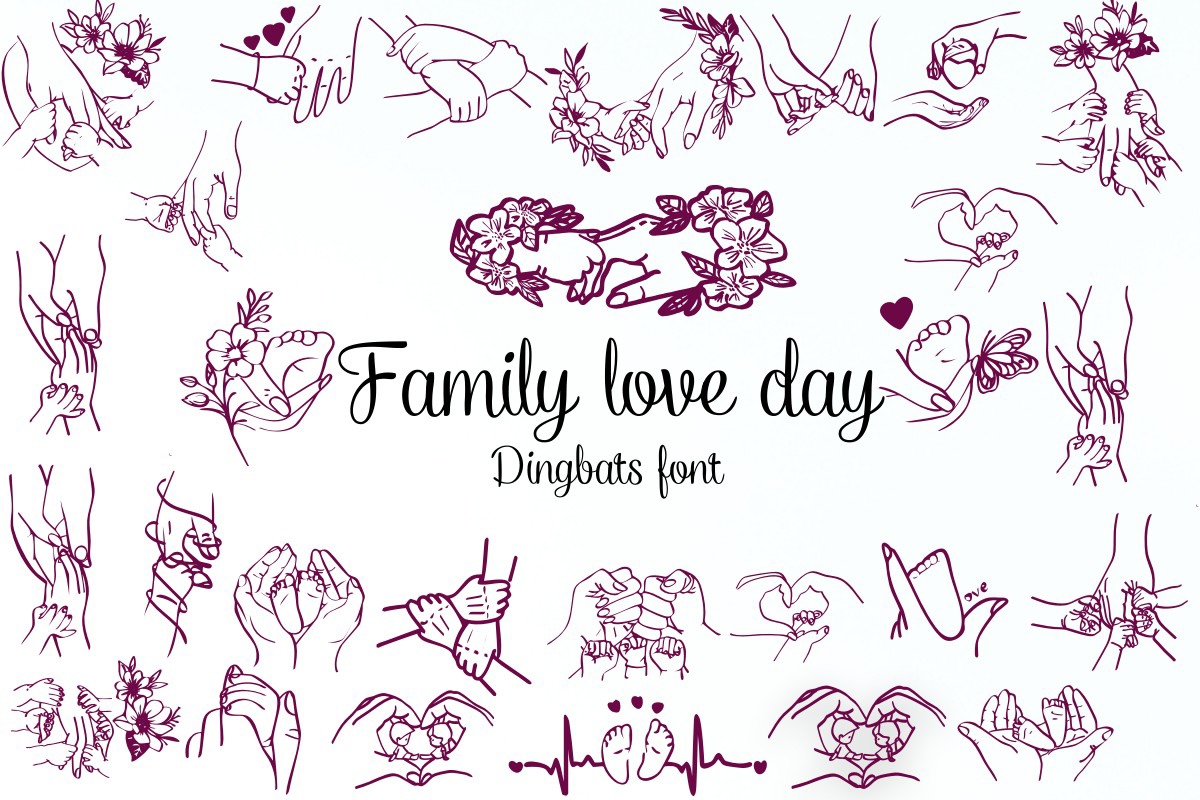 Шрифт Family Love Day