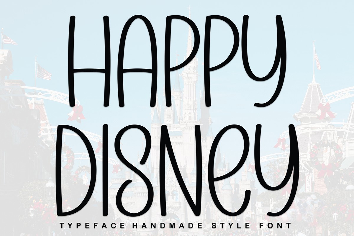 Шрифт Happy Disney