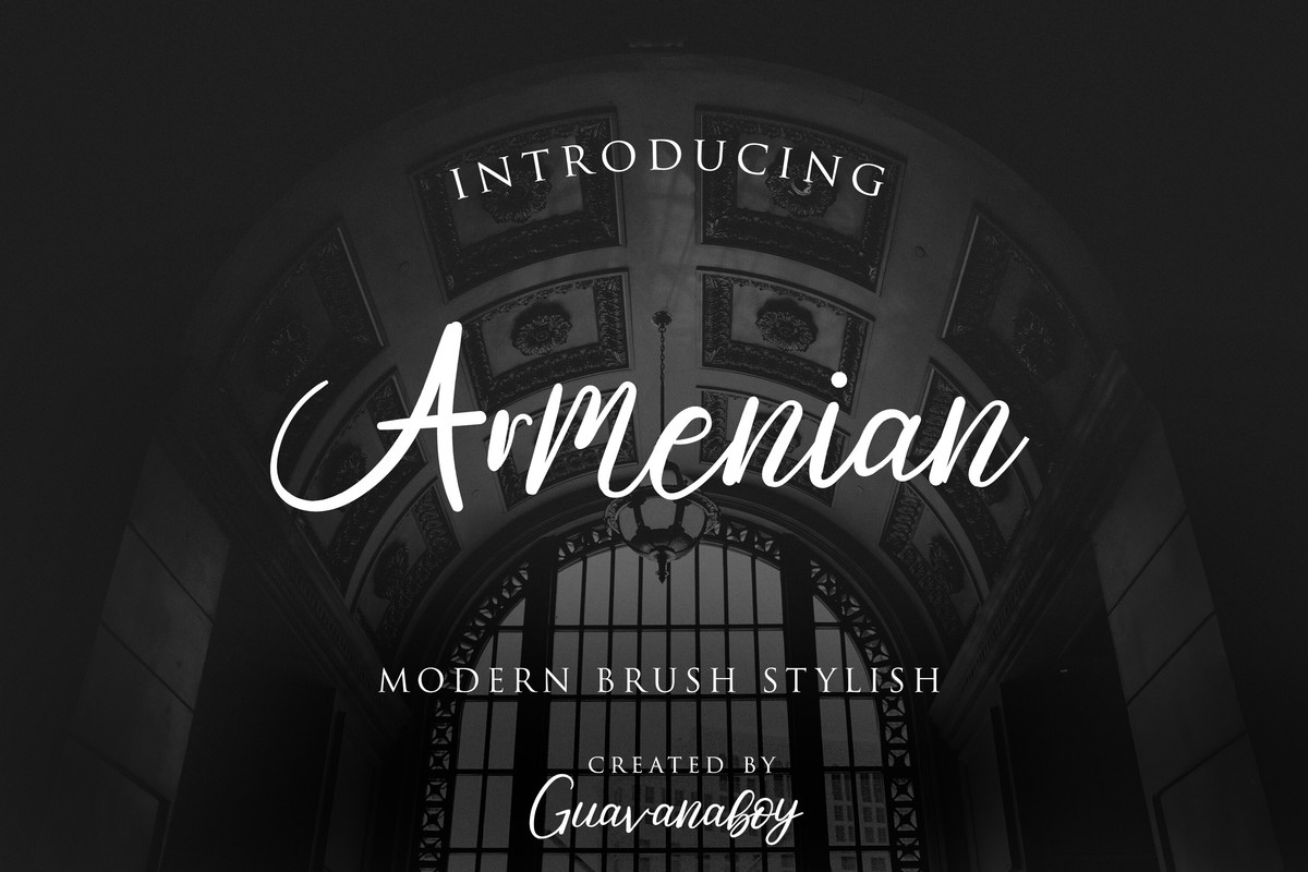 Шрифт Armenian