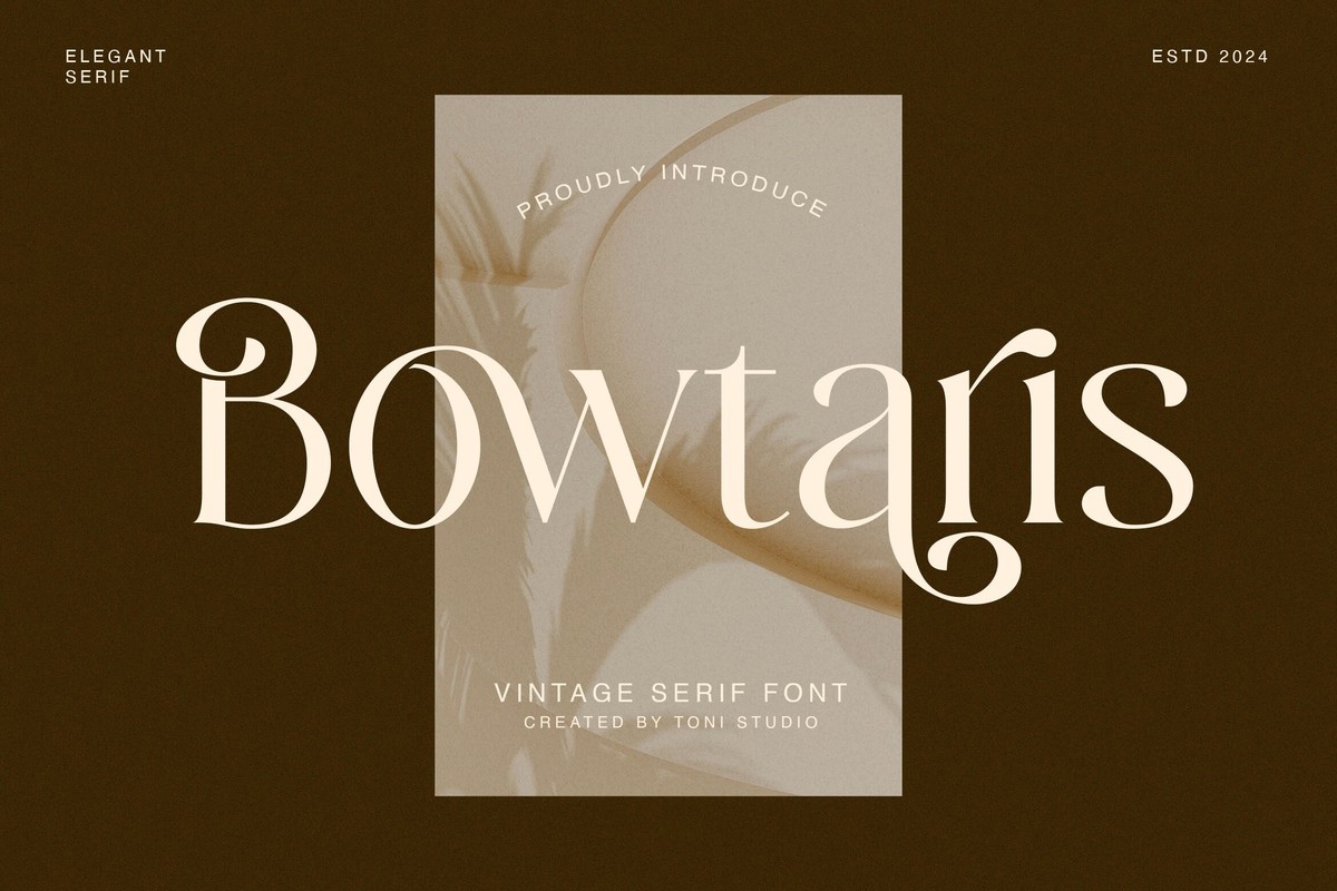 Шрифт Bowtaris