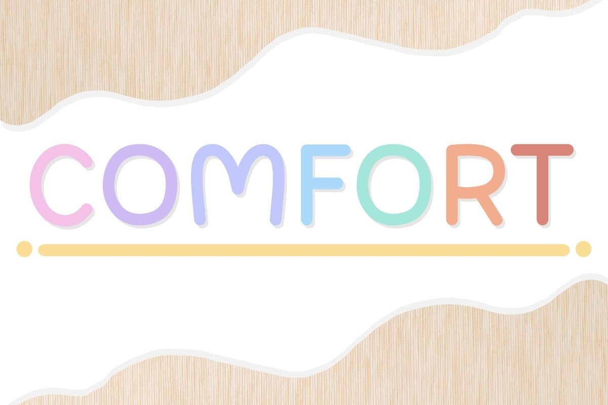 Шрифт Comfort