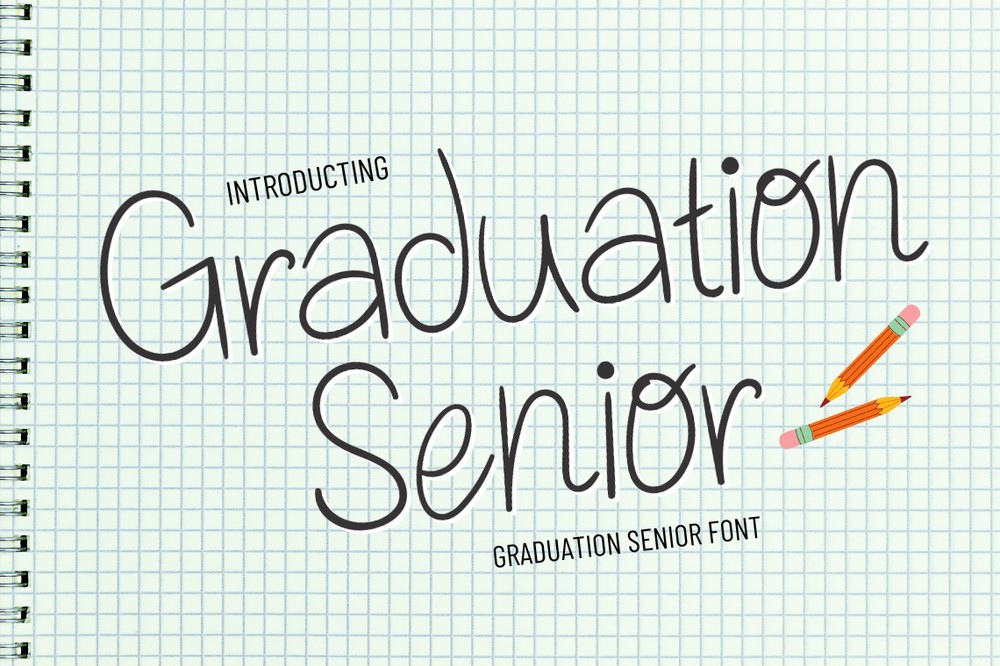 Шрифт Graduation Senior