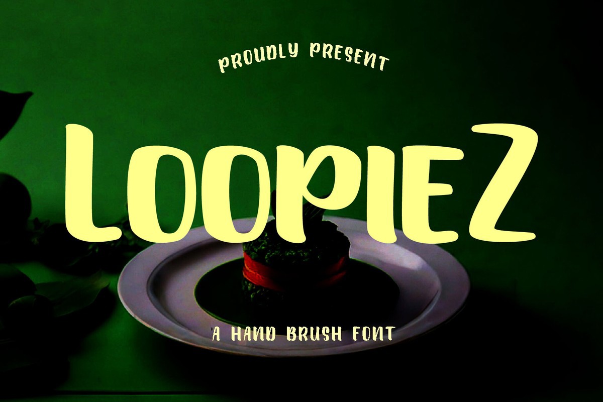 Шрифт Loopiez