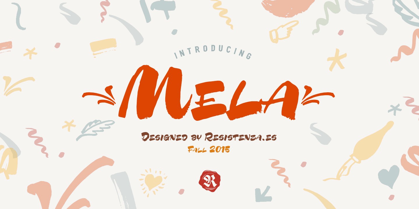 Шрифт Mela