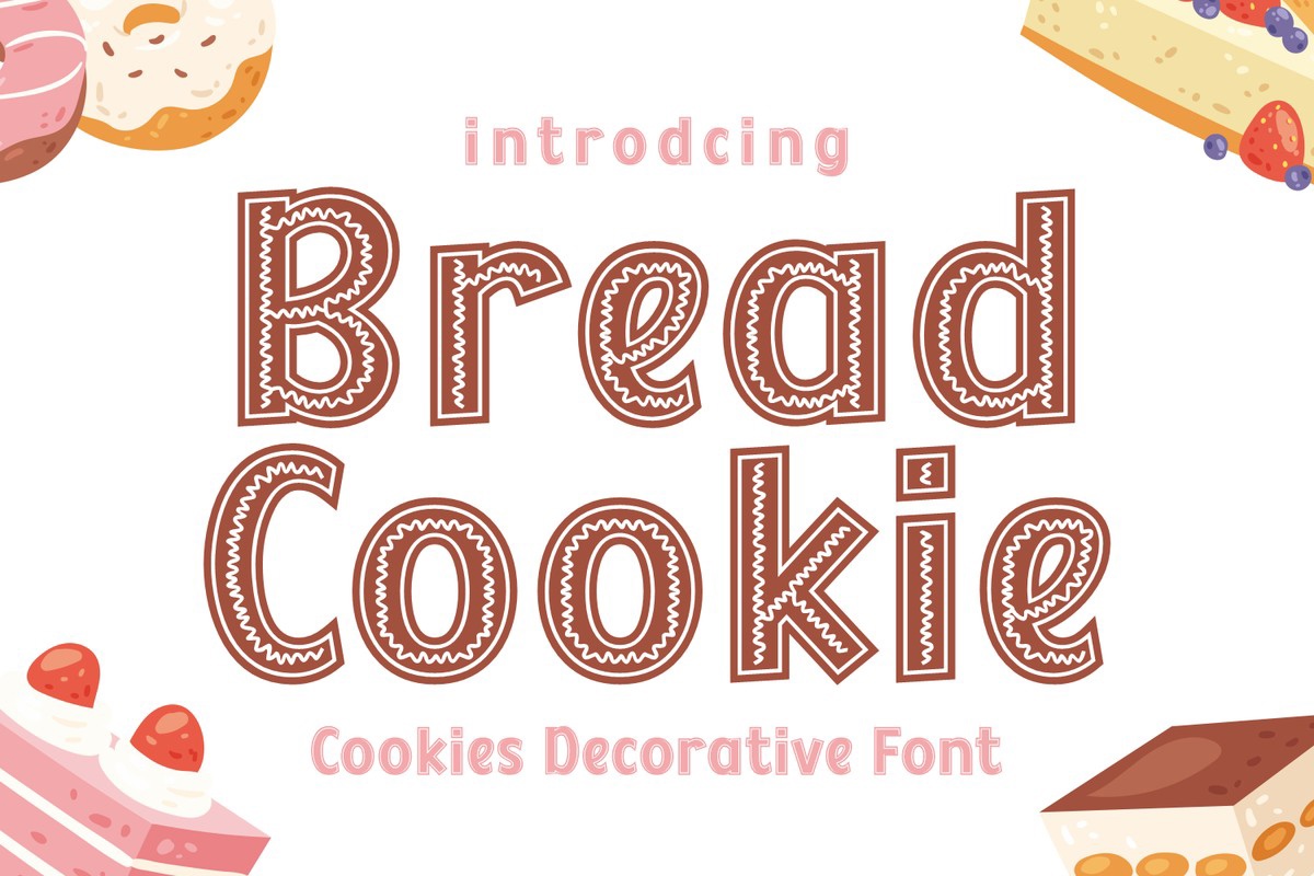 Шрифт Bread Cookie