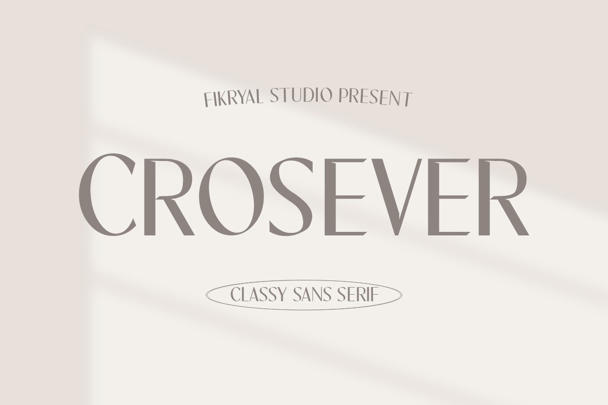 Шрифт Crosever