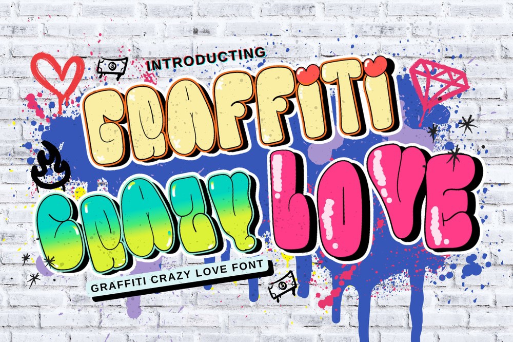 Шрифт Graffiti Crazy Love