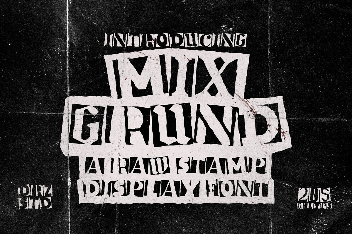 Шрифт Mixgrund