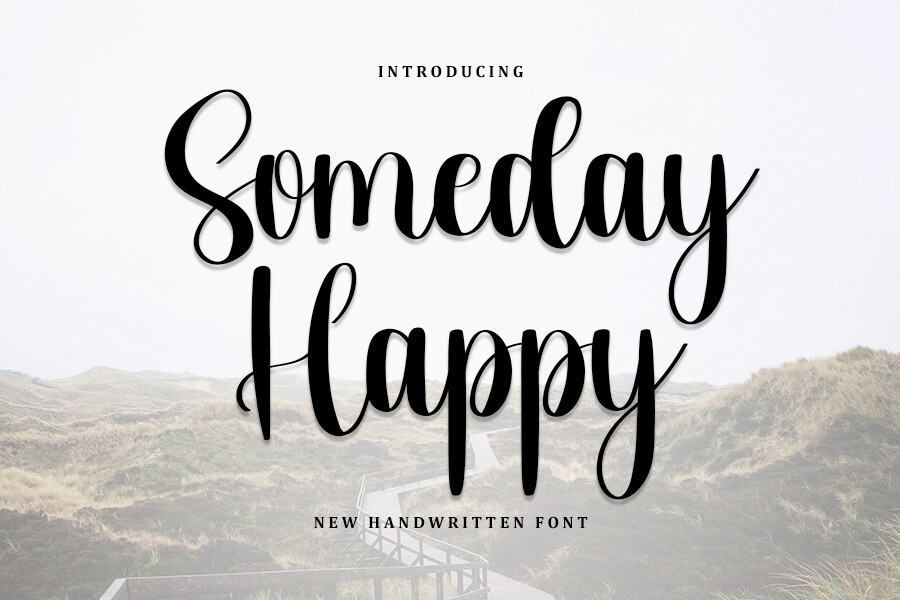 Шрифт Someday Happy