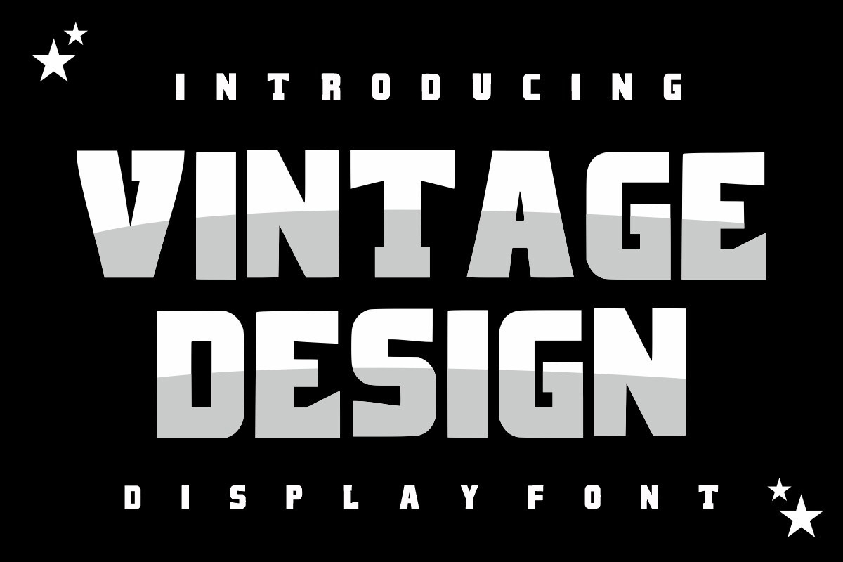 Шрифт Vintage Design