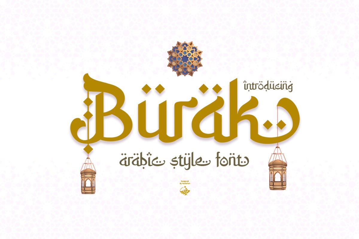 Шрифт Burak