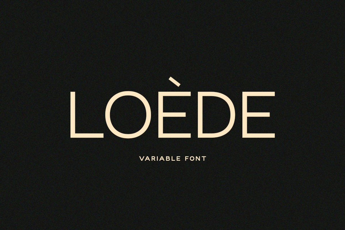 Шрифт Loede