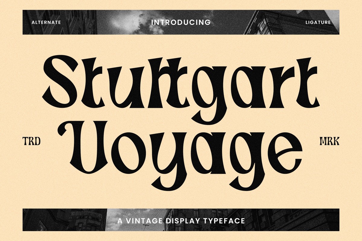 Шрифт Stuttgart Voyage