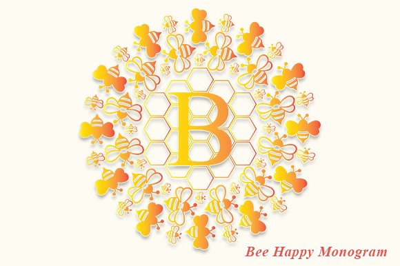 Шрифт Bee Happy Monogram